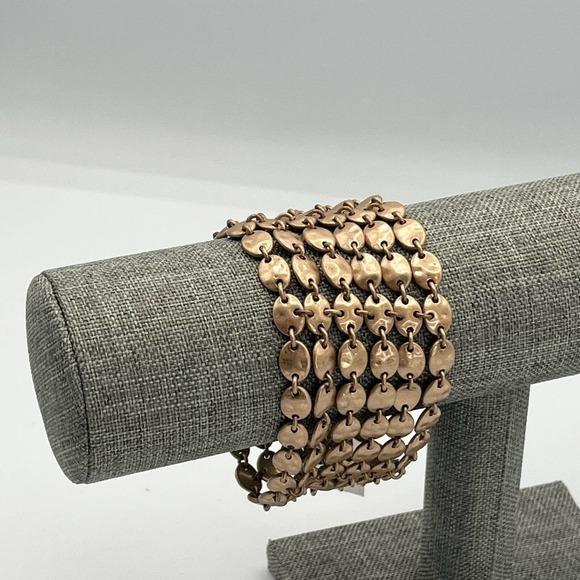 Premier Designs Jewlery Gold Status Classic Bracelet Shimmer Accessory New - Picture 4 of 8